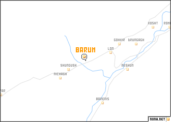 map of Barūm