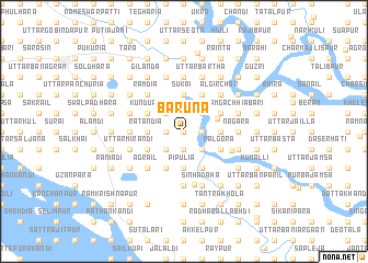 map of Baruna