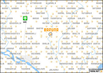 map of Baruna