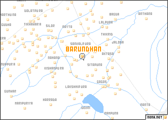 map of Barūndhan