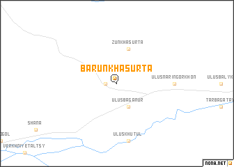 map of Barun-Khasurta