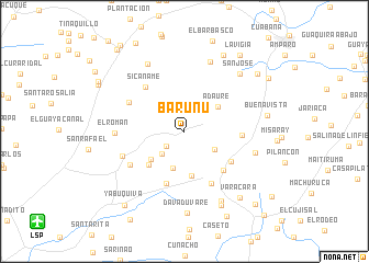 map of Barunú