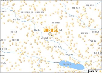 map of Baruše