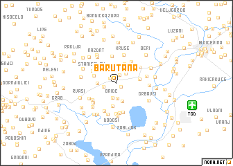 map of Barutana