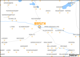 map of Baruth