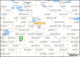 map of Baruth