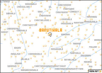 map of Barūtīwāla