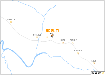 map of Baruti