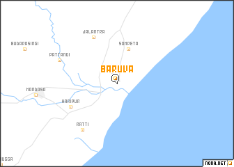 map of Bāruva