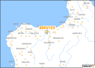 map of Baruyen