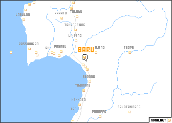 map of Baru