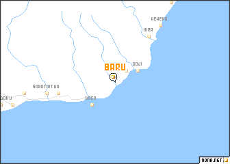 map of Baru