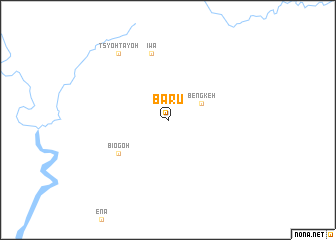 map of Baru