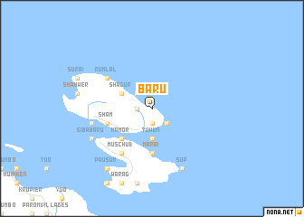 map of Baru