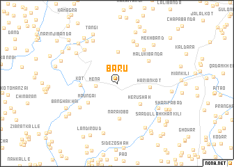 map of Baru