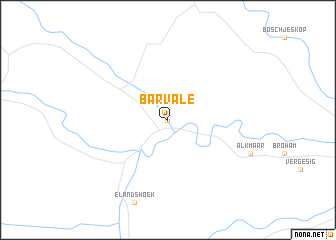 map of Barvale