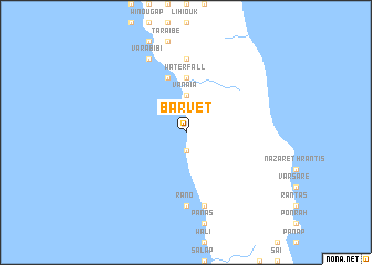 map of Barvet