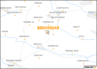 map of Barvinovka