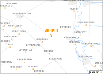 map of Barvin