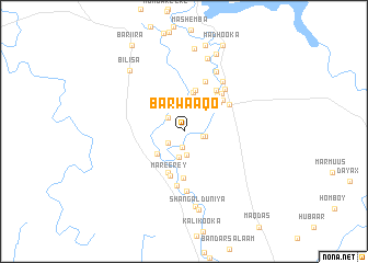 map of Barwaaqo