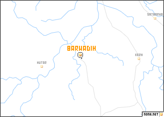 map of Barwādih
