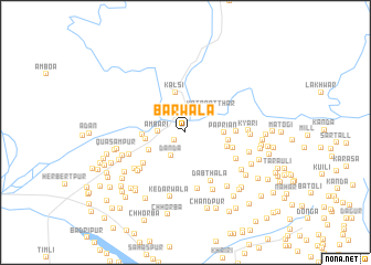 map of Bārwāla