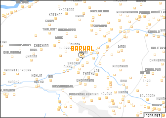 map of Barwāl