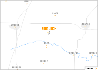 map of Barwick