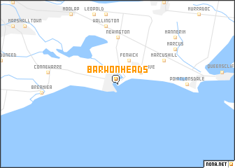 map of Barwon Heads