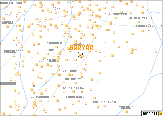 map of Baryār