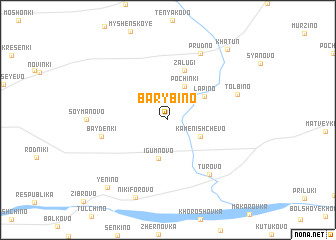 map of Barybino