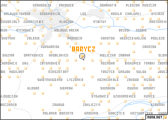 map of Barycz