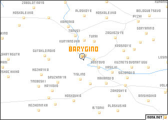 map of Barygino
