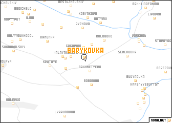 map of Barykovka