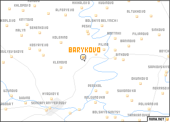 map of Barykovo