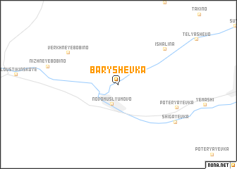 map of Baryshevka