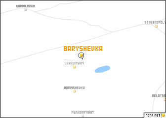 map of Baryshevka