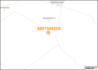 map of Baryshevka