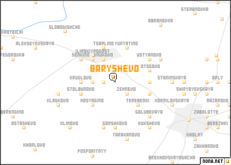 map of Baryshevo