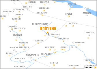 map of Baryshe