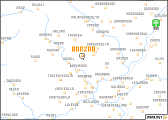 map of Barzāb