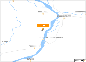 map of Barzas