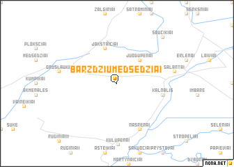 map of Barzdžių Medsėdžiai