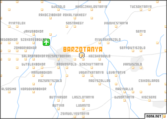 map of Barzótanya