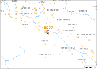 map of Bārz