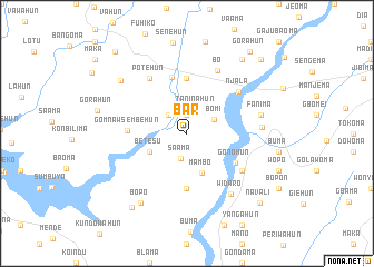 map of Bar