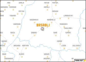 map of Basabli