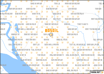 map of Bāsail