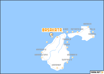 map of Basakata