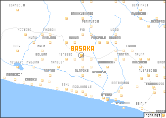 map of Basaka